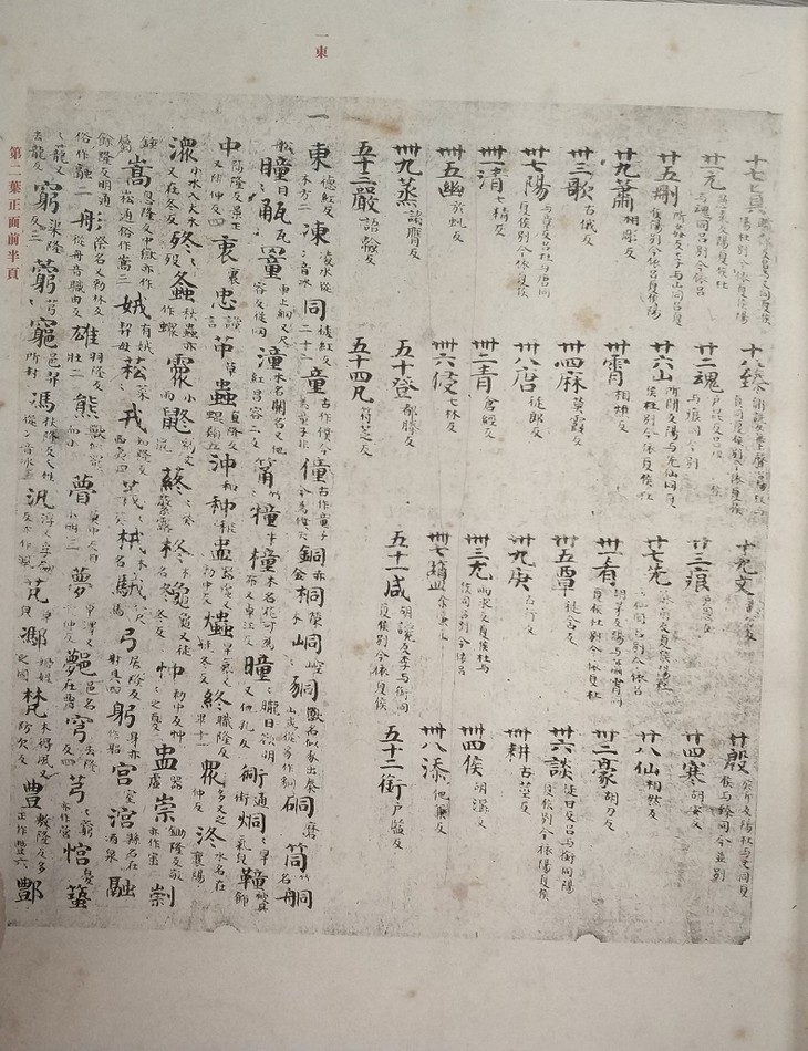 唐写本王仁昫刊谬补缺切韵 (影印本) 唐吴彩鸾书唐韵